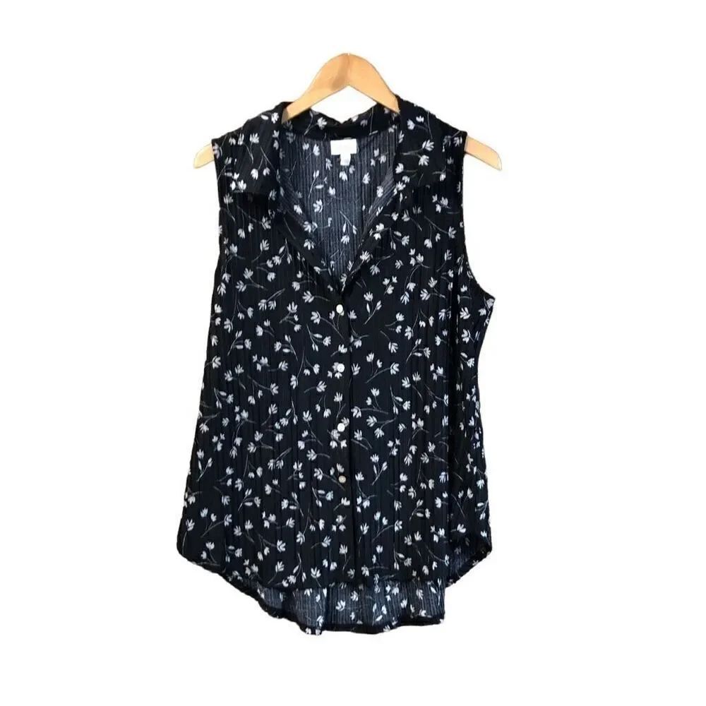Greige Size Extra Large (XL) Tank Tunic Black White